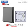 Aqara Smart Wall Switch E1 Version Wireless Key Zigbee 3.0 Light Switch Fire Wire With/No Neutral For Xiaomi Home Homekt APP