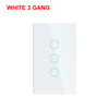 GIRIER Smart Wifi Touch Switch No Neutral Wire Required Smart Home 1/2/3 Gang Light Switch 100-240V Works with Alexa Hey Google