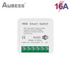 AUBESS 16A Tuya WiFi Mini DIY Smart Switch 2 Way Control Smart Home Automation Module Via Alexa Google Home Alice Smart Life App