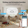 AVATTO Tuya Brazil Socket WiFi/Zigbee 16A/20A Smart Plug Power Monitor Outlets Voice Control Works With Alexa Google Home