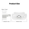 AVATTO Tuya Brazil Socket WiFi/Zigbee 16A/20A Smart Plug Power Monitor Outlets Voice Control Works With Alexa Google Home