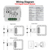 GIRIER Tuya ZigBee 3.0 Switch Module 10A Smart Home DIY Breaker 1 2 3 4 Gang Supports 2 Way Control Works with Alexa Google Home