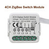 GIRIER Tuya ZigBee 3.0 Switch Module 10A Smart Home DIY Breaker 1 2 3 4 Gang Supports 2 Way Control Works with Alexa Google Home