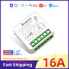 Tuya 16A MINI Wifi Switch DIY 2-way Remote Control Timer Relay Automation For Smart Life Work With Alexa Google Home Alice