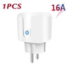 Smart Plug WiFi Socket EU 16A/20A With Power Monitoring Timing Function Works With Alexa, Google Home, Alice, SmartThimg