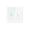 Tuya Wifi EU Smart Switches 1/2/3/4Gang Touch Light Switch Wall Sensor 433mhz RF Switches Smart Life for Alexa Google Home Alice