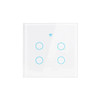 Tuya Wifi EU Smart Switches 1/2/3/4Gang Touch Light Switch Wall Sensor 433mhz RF Switches Smart Life for Alexa Google Home Alice