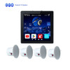 Mini Android 10.0 System Amplificador De Parede Smart WIFI Bluetooth Stereo Home Theater Background Music Audio Wall Amplifier