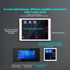 Smart Wall Amplifier WiFi Bluetooth Android Audio Center 8*30W Power Amp Home Theater Sound System with DLNA Intercom RS485 RJ45