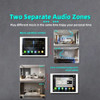 Smart Wall Amplifier WiFi Bluetooth Android Audio Center 8*30W Power Amp Home Theater Sound System with DLNA Intercom RS485 RJ45