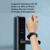 Aqara N200 Smart Door Lock Fingerprint Bluetooth Linkage With Doorbell Password NFC Unlock Works With Mi Home Apple HomeKit