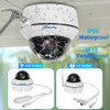 4K 8MP Wifi Dome PTZ Camera Outdoor Humanoid Tracking IP Camera Indoor 2-way Audio Wireless Home Security Surveillance Cameras