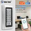 Smart Home Aluminum IP68 Waterproof Standalone RFID Access Control Keypad with Wifi Tuya APP metal Key Access controler 2000User