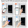 Wifi Tuya Door Access Control System Kit Set Waterproof RFID Keypad Controller APP Remote Unlock, Electric Magnetic Strike Locks