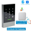 Nfc Tag Fingerprint Sensor Ttlock App 13.56Mhz Ic Reader Access Controller G2 Gateway Wifi Control Ip67 Waterproof Door Lock K3