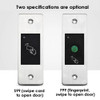 lP66 Waterproof Metal Embedded Access Control Machine RFID 125KHZ Induction Fingerprint Access Control All-in Machine