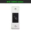 lP66 Waterproof Metal Embedded Access Control Machine RFID 125KHZ Induction Fingerprint Access Control All-in Machine