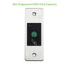 Metal Waterproof Outdoor Use Embedded Biometric Fingerprint Access Controller Standalone RFID Card Door Access Control System