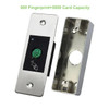 Metal Waterproof Outdoor Use Embedded Biometric Fingerprint Access Controller Standalone RFID Card Door Access Control System