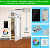 WiFi Tuya APP Door Access Control System Kit Waterproof RFID Keypad Access Controller, Home 180KG Electric Magnetic Strike Locks