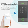 RFID Metal Access Control Keypad Fingerprint Waterproof Electric Lock System TTLock App Remote Control Gateway Work With Alexa