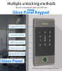 RFID Metal Access Control Keypad Fingerprint Waterproof Electric Lock System TTLock App Remote Control Gateway Work With Alexa