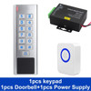 WiFi Tuya App Smart Fingerprint Door Lock Keypad RFID Card Reader Access Controler Outdoor Waterproof Door Access Control System