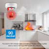 Tuya WiFi Smoke Alarm Fire Protection Smoke Detector Smokehouse Combination Fire Alarm Home Security System Firefighters