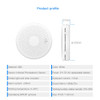 CPVAN WIFI Smoke Detector Tuya CO Sensor 2 in 1 Smart Life Wireless Carbon Monoxide Gas Fire Alarm for Home Security Protection