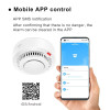 Tuya ZigBee Smart Smoke Detector Security Protection Smoke Alarm Fire Protection For Home Security System Via Smart Life App