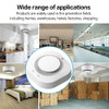 Tuya WiFi Smoke Detector Alarm Sensor Smart Home Security Fire Protection Smart Life Works With Alexa Google Assistant