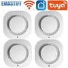 Tuya WiFi Smoke Detector Alarm Sensor Smart Home Security Fire Protection Smart Life Works With Alexa Google Assistant