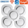 Tuya WiFi Smoke Detector Alarm Sensor Smart Home Security Fire Protection Smart Life Works With Alexa Google Assistant