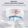 Fire Protection 433MHz Smoke Detector Wireless White Color Smoke Sensor Highly Sensitive alarm fire For Home GSM Alarm System