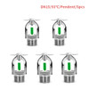 5PCS Bronze 68 Degrees aspersor Pendent Fire Sprinkler Head 1/2" DN15 Extinguishing System Protection For School Gym Public