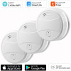 Tuya WiFi Smoke Detector Alarm Smart Fire Protection 90dB Smoke Alarm Sensor Home Security System work with Tuya Smart Life APP