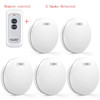 CPVAN Wireless Interconnect Smoke Detector Bundle with Remote Control home Security protection Fire Smoke Alarm 10 Year battery