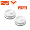 Tuya Smart Wifi Smoke Detector Sensor 80DB Alarm Fire Smoke Detector Wifi Fire Protection Home Security Alarm Smart Life APP