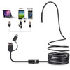 Practical 7MM Android Endoscope 3 In 1 USB/Micro USB/Type-C Borescope Inspection Camera Waterproof IP67 for Smartphone computers