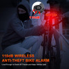 2000mah Smart Bicycle Tail Light IP65 USB Turn Signals Brake Bike