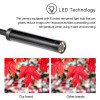 Video Industria Endoscope Type C Borescope for OTG Android Windows PC 5mm Inspection Snake Camera Waterproof Semi-Rigid Cord