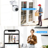 5G 1080P Cameras Wifi Video Surveillance IP Outdoor Security Protection Monitor 4.0X Zoom Home Wireless Track Alarm Waterproof
