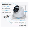 4K 8MP POE IP Camera Audio H.265 Onvif Wide Angle 2.8mm AI Color Night Vision Home CCTV Video Surveillance Security