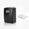 Tuya Smart Key Lock Box Wall Mounted Aluminum Alloy Key Safe Box Weatherproof With Code Key Storage Lock Box Indoor Outdoor