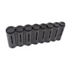 Black 8 Slots Euro Coin Dispenser Coin Holder Sorter Collector With Spring Waiter Cashier Driver Small Change Storage Safe Box