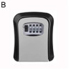 Wall Mount Key Storage Secret Box Organizer 4 Digit Combination Password Security Code Lock No Key Home Key Safe Box Caja Fuerte