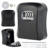 1/2PCS Wall Mount Key Storage Secret Box Organizer 4 Digit Combination Password Security Code Lock No Key Home Key Safe Box