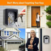 1/2PCS Wall Mount Key Storage Secret Box Organizer 4 Digit Combination Password Security Code Lock No Key Home Key Safe Box