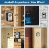 1/2PCS Wall Mount Key Storage Secret Box Organizer 4 Digit Combination Password Security Code Lock No Key Home Key Safe Box
