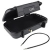 Portable Safe Box Travel Safe Box Large Capacity Security Lockbox Code Waterproof Key Lock Box with Removable Cable Handle